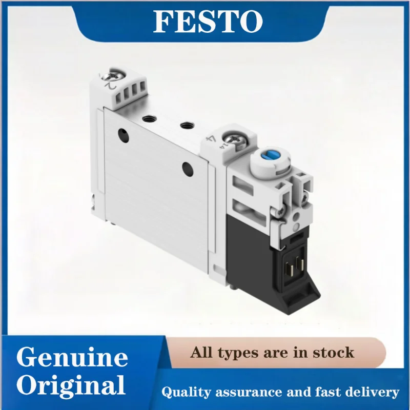 FESTO universele richtingsregelkleppen 574345-VUVG-L10A-M52-MT-M3-1P3, geschikt voor kleine cilinders, klemmen en schuiftafels.