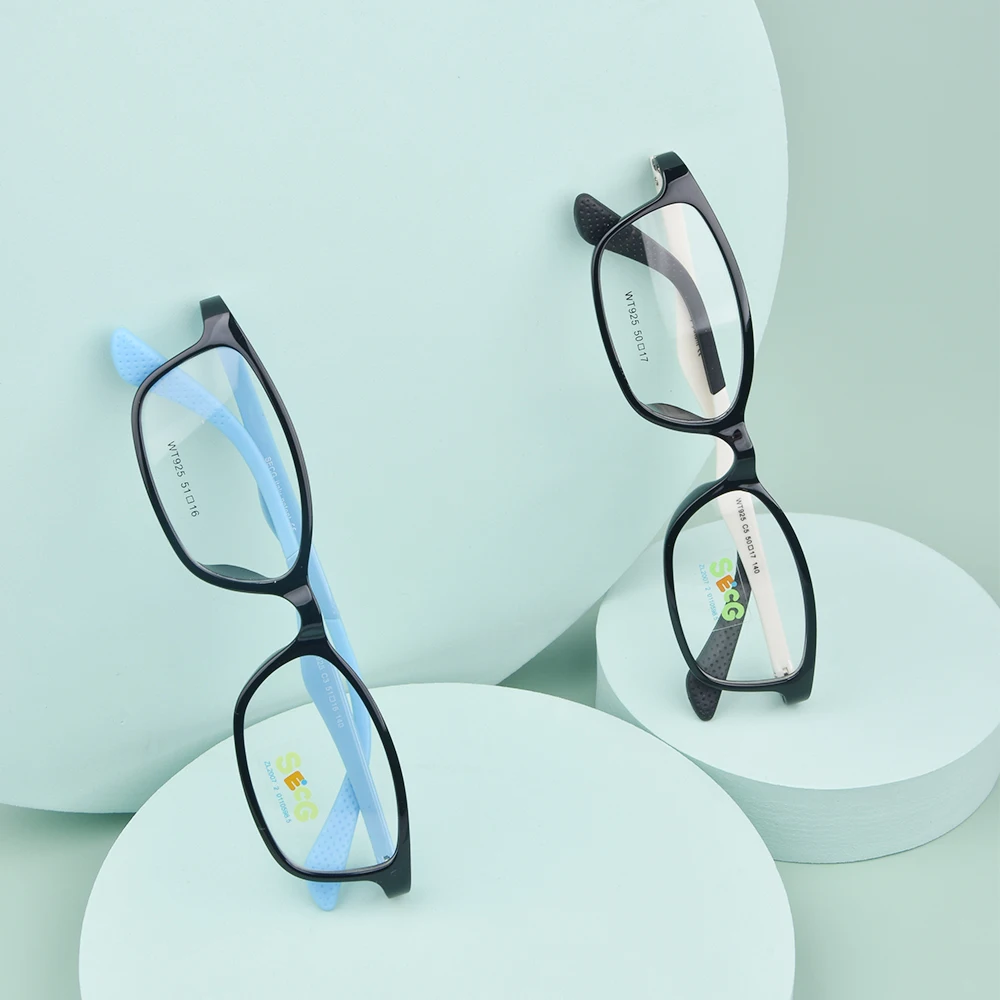 SECG-gafas graduadas para niños, lentes ópticas ultraligeras con