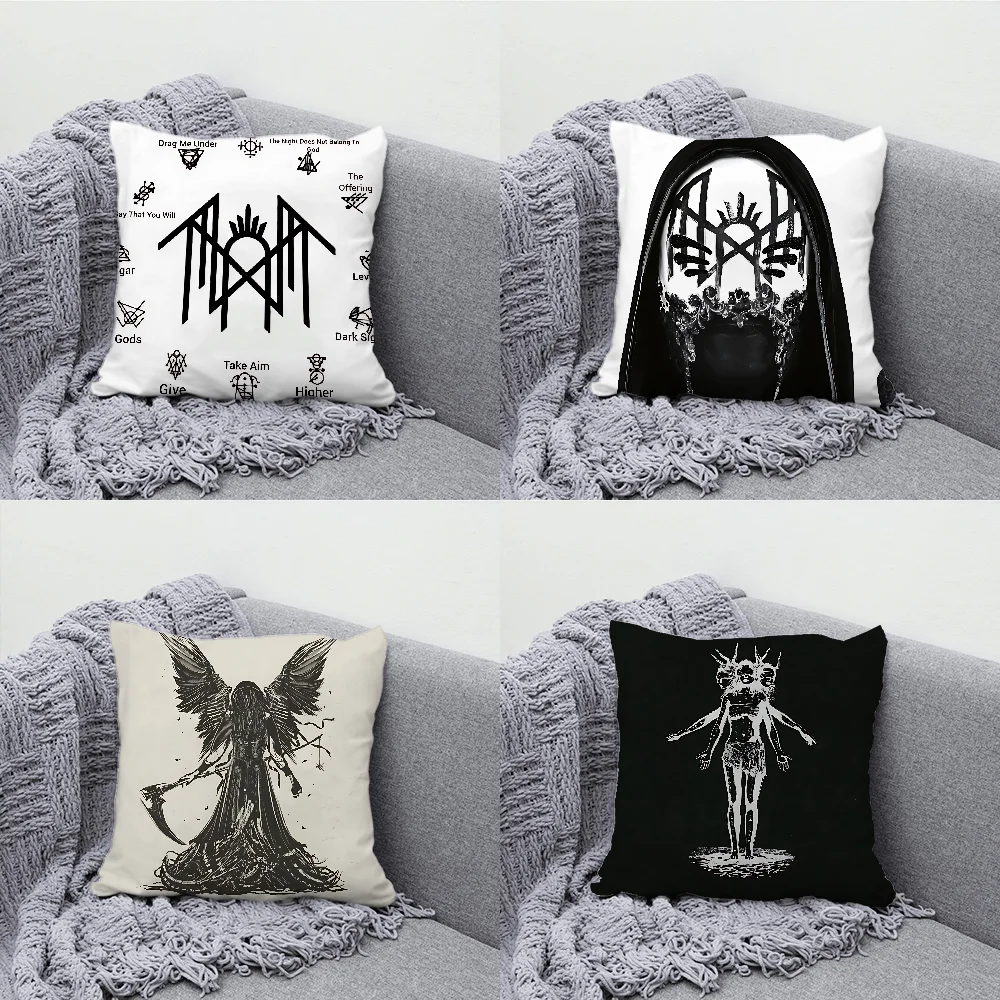 Rock Pillow Case Soft Cushion Cases for Farmhouse Sofa Decor Home Decorations and Protector S-Sleep-Band-T-TokenS Pillow Case