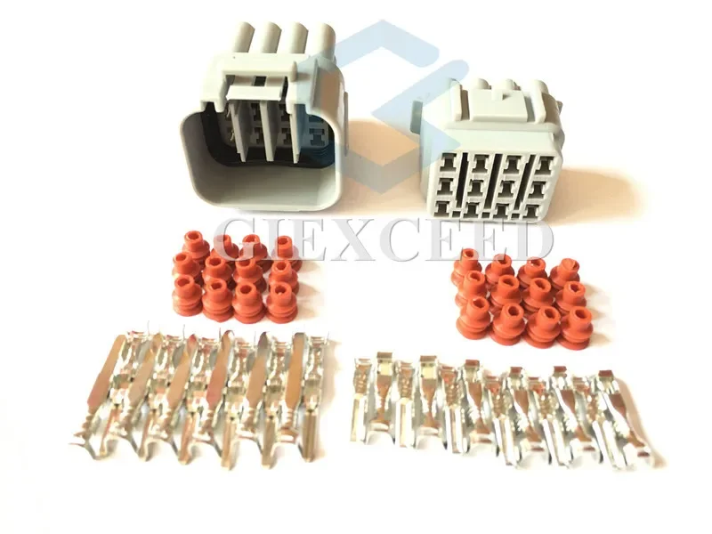 

2 Sets 12 Pin 6188-0375 6181-2459 Waterproof Automotive Wire Connector AC Assembly Auto Plug For Cars