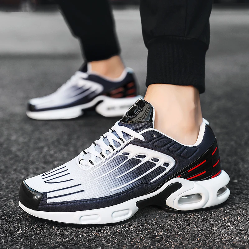 

2025 Spring And Autumn Hot Selling Men'S Sports Shoes Comfortable Breathable Anti Slip Lightweight Running Shoes 40-46