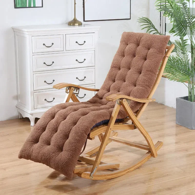 Soft Comfortable Recliner Rocking Chair Lounge Chair Couch Sofa Bay Window Office Chair Cushion Home Decor Cojines (No Chair)