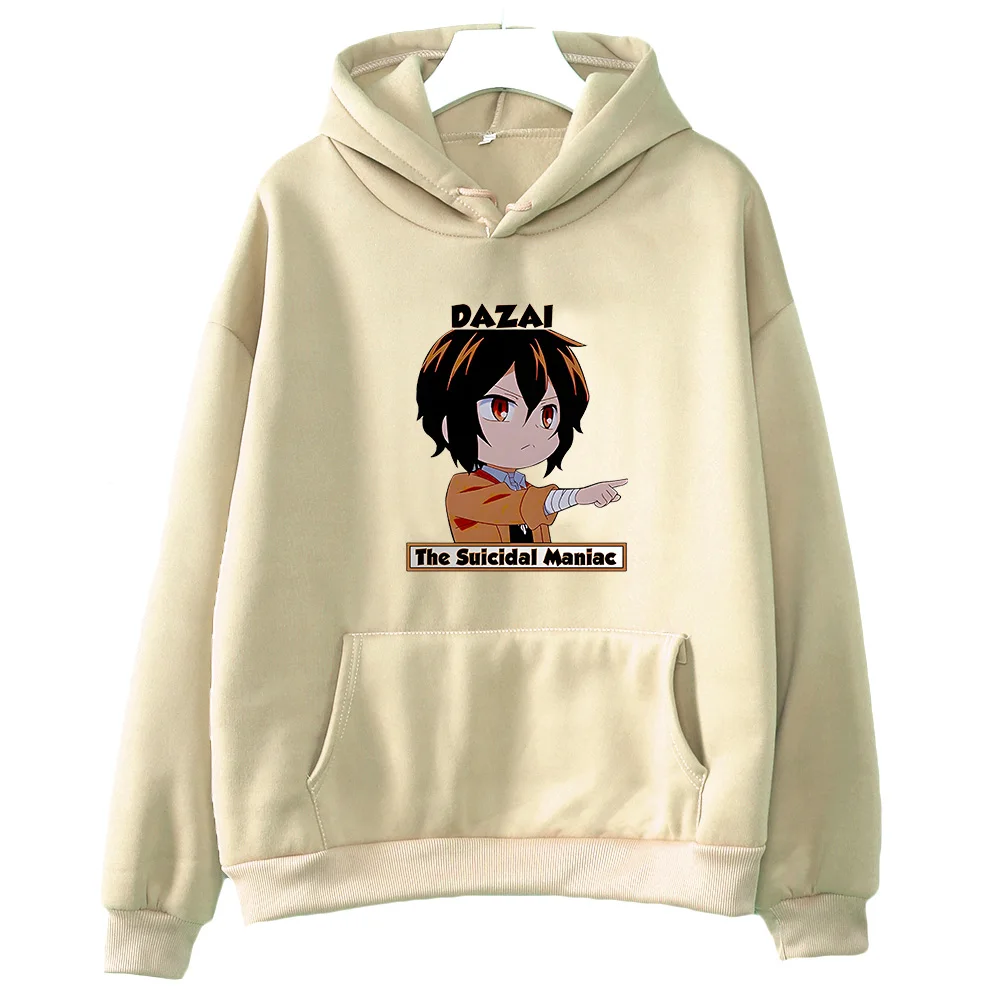 Osamu DAZAI Hoodies Bungo Stray Dogs Hoody Winter Women Sweatshirts Kawaii Manga Clothes Crewneck Pullovers Unisex Sudaderas