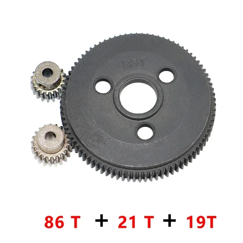 โลหะ 86T 90T Spur Gear 19T 21T Pinion เกียร์สําหรับ Trxs Slash 2WD Stampede Rustler Bandit 1/10 RC รถอะไหล่อัพเกรด