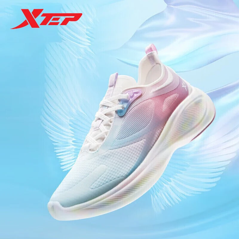 Xtep-zapatillas deportivas dinámicas de espuma para mujer, calzado deportivo resistente al desgaste, antideslizantes, suaves e informales