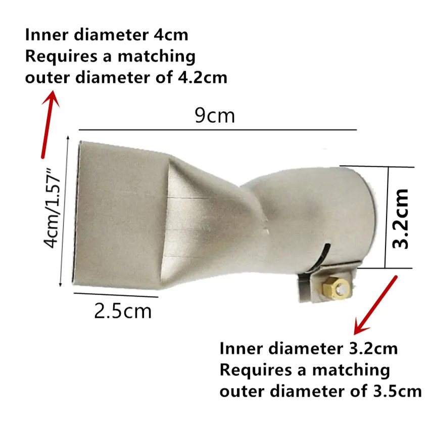 Imagem -06 - Wsnd 40 mm Bico Soldagem Plana para a Tocha Soldagem Plástico Pistola Calor ar Quente Encerado Soldagem Manutenção Calor Oposição