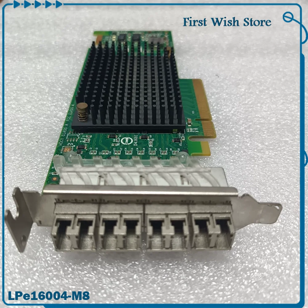 4 Ports 8G FC LC SFP HBA Optical Card LPe16004-M8