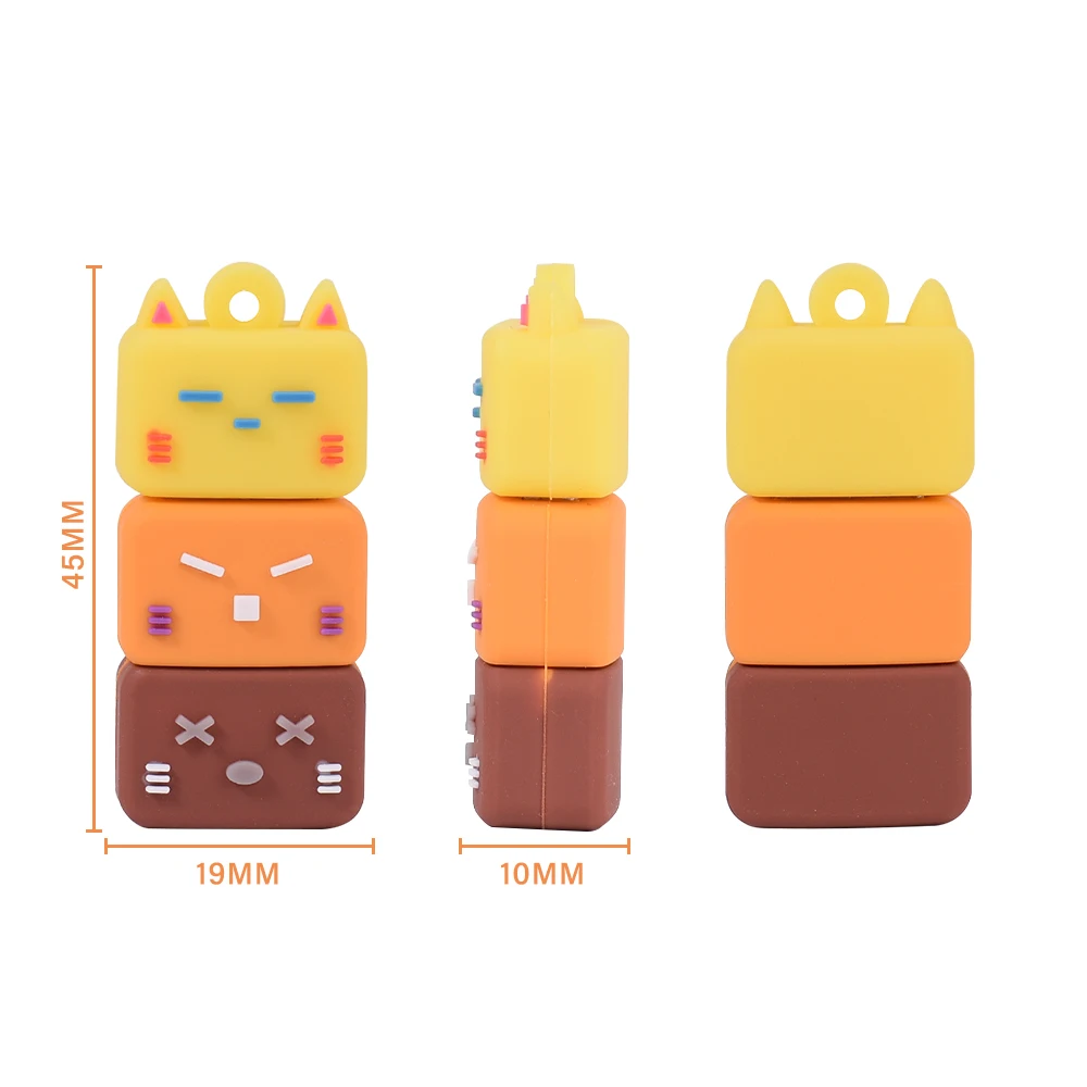 JASTER New Cartoon Flash Drive 64GB Cute Baby Real Capacity USB 2.0 32GB Owl Pendrive 16GB 8GB Memory Stick Gifts for Children