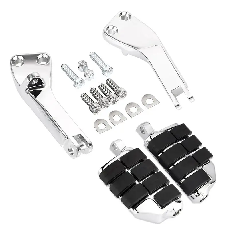 

Unique Passenger Foot Pegs Mount Bracket Kit For Dyna Street Fat Bob FXDF FXDB