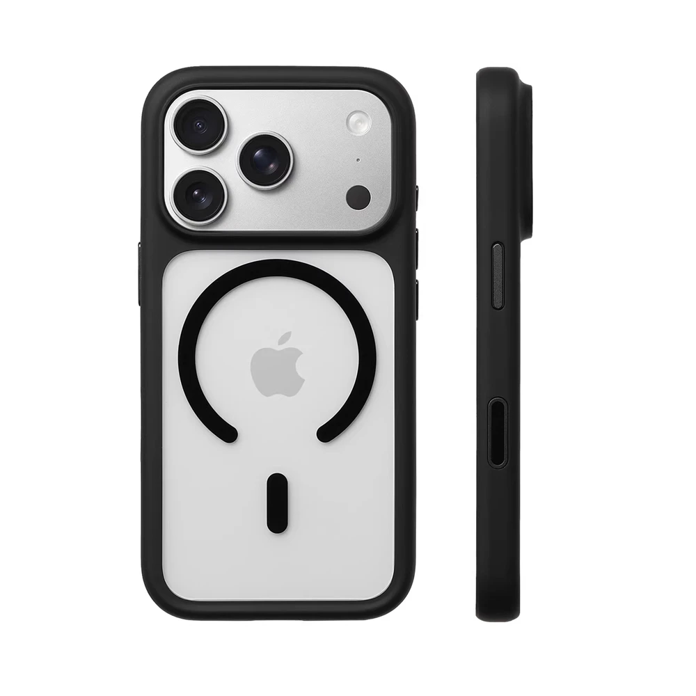 Luxuriöse Transparente Magnetische Schutzhülle für iPhone 18 17 16 Pro Max für Magsafe Kabelloses Laden Stoßfeste Klare Hartschale – Detail 5