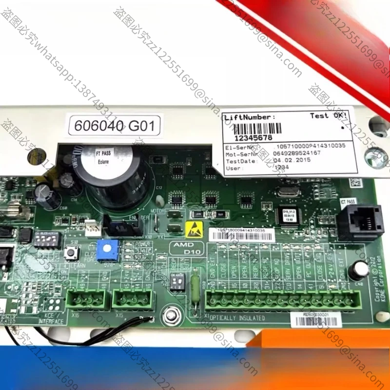 

Applicable To Elevator Door Machine Board Km606030g01 Door Machine Control Board Km606040g01