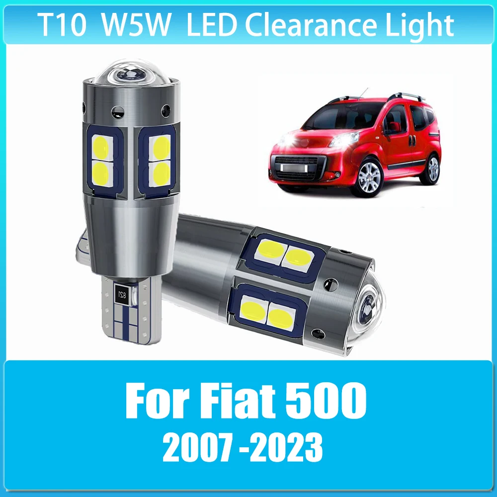 

2 x T10 W5W Clearance Lamp CANbus Width Light Bulb Super Bright for Fiat Qubo 2008 2009 2010 2011 2012 2013 2014 2015 2016 2017