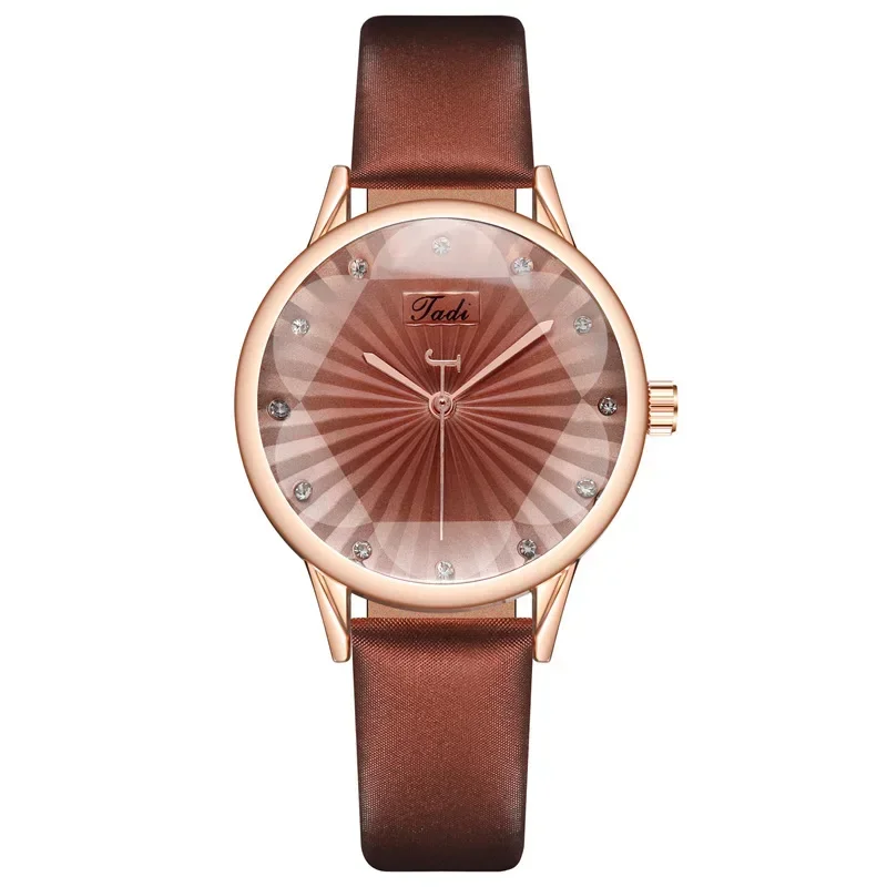 Модные женские часы, элегантные простые кварцевые наручные часы с ремешком из искусственной кожи для женщин, женские часы в подарок, Reloj Mujer Montre Femme