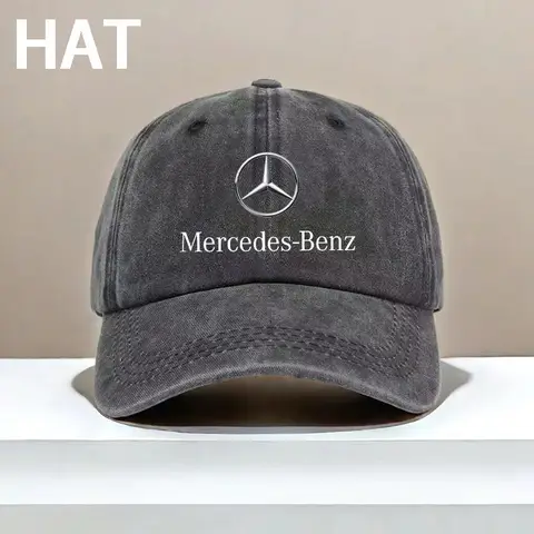Gorra de béisbol ajustable, sombreros informales para exteriores para Mercedes Benz AMG W203 W204 W205 W210 W211 W221 A B C E S Class, sombrero de estilo para coche