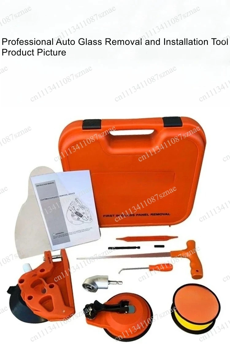 Heavy Duty Windshield Removal Tool with Robotic Arm, Single-Operator Car Glass Installation Assistant for Auto Repair