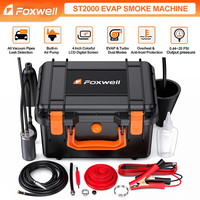 FOXWELL ST2000 Car EVAP Smoke Machine Leak Tester Dual Mode Diagnostic Turbo System Kit LCD Screen Built-in Air Pump LCD Screen