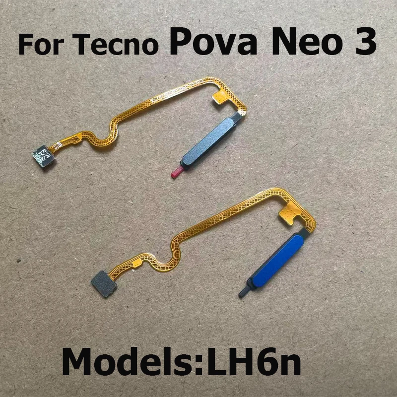 

For Tecno Pova Neo 3 Home Button Touch ID Fingerprint Sensor Flex Menu Buttons Scanner Connector Flex Cable LH6n