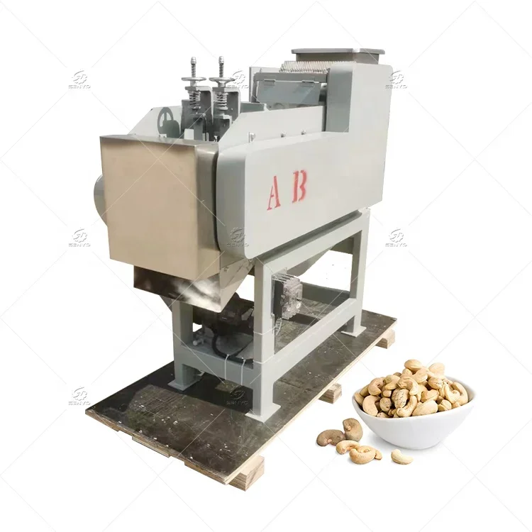 Automatic Cashew Nut Shelling Sheller Peel Removing Machine Cashew Processing Machines