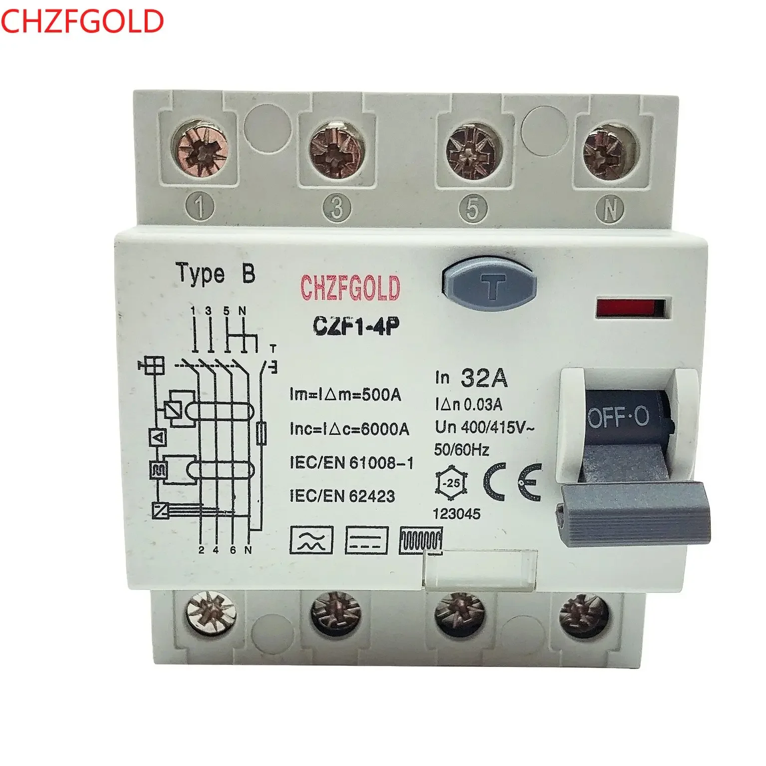 Breaker Circuit 2 Pole 3 Pole 4 Pole Residual Current operated Circuit Breaker 16 amp circuit breaker rccb