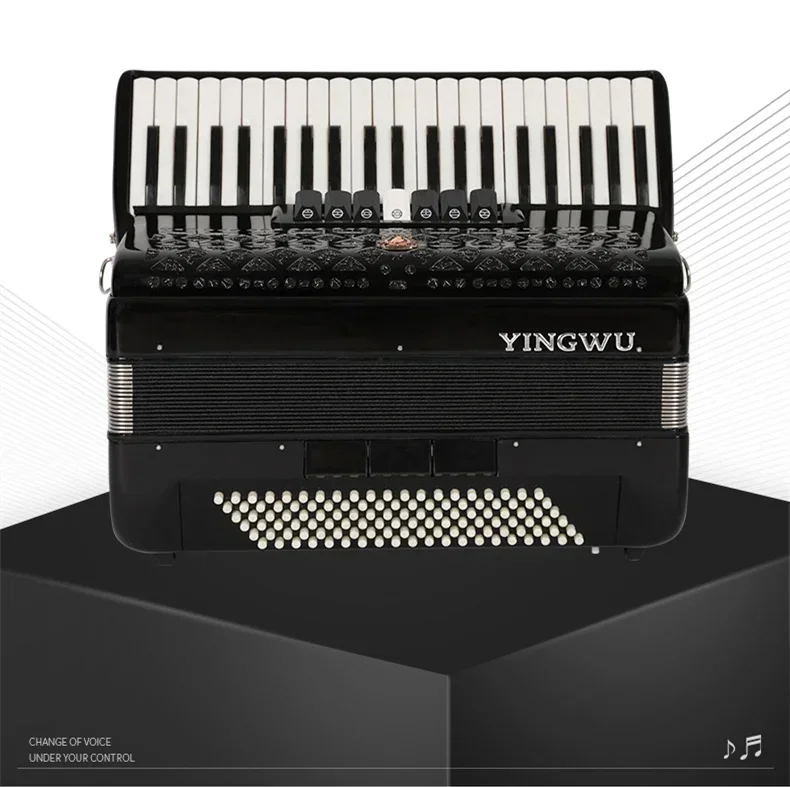 Piano accordion musical instruments Official genuine Parrot 41 keys 120 bass adult beginner instrument four row reed accordion