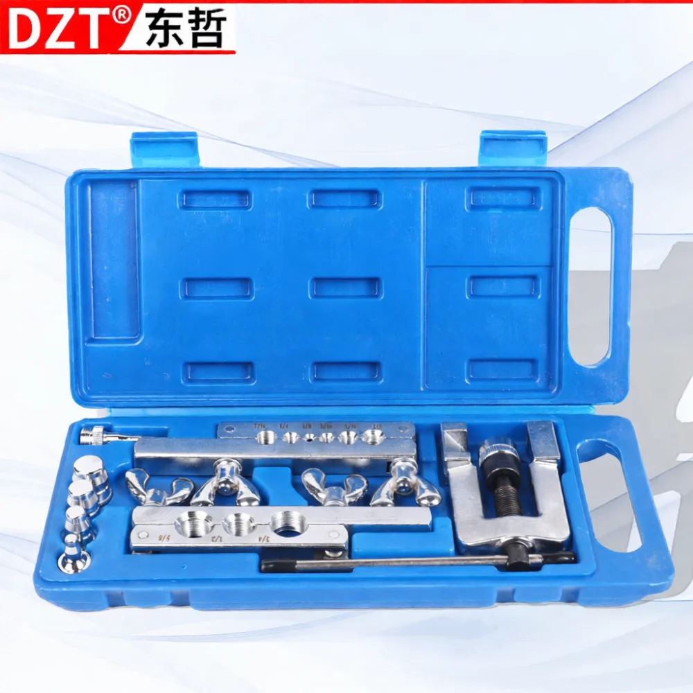 45 Degree Manual Flaring Tool Set Pipe Expander Kit For Copper Aluminum Tube HVAC Plumbing Repair Steel Hand Tool Devices