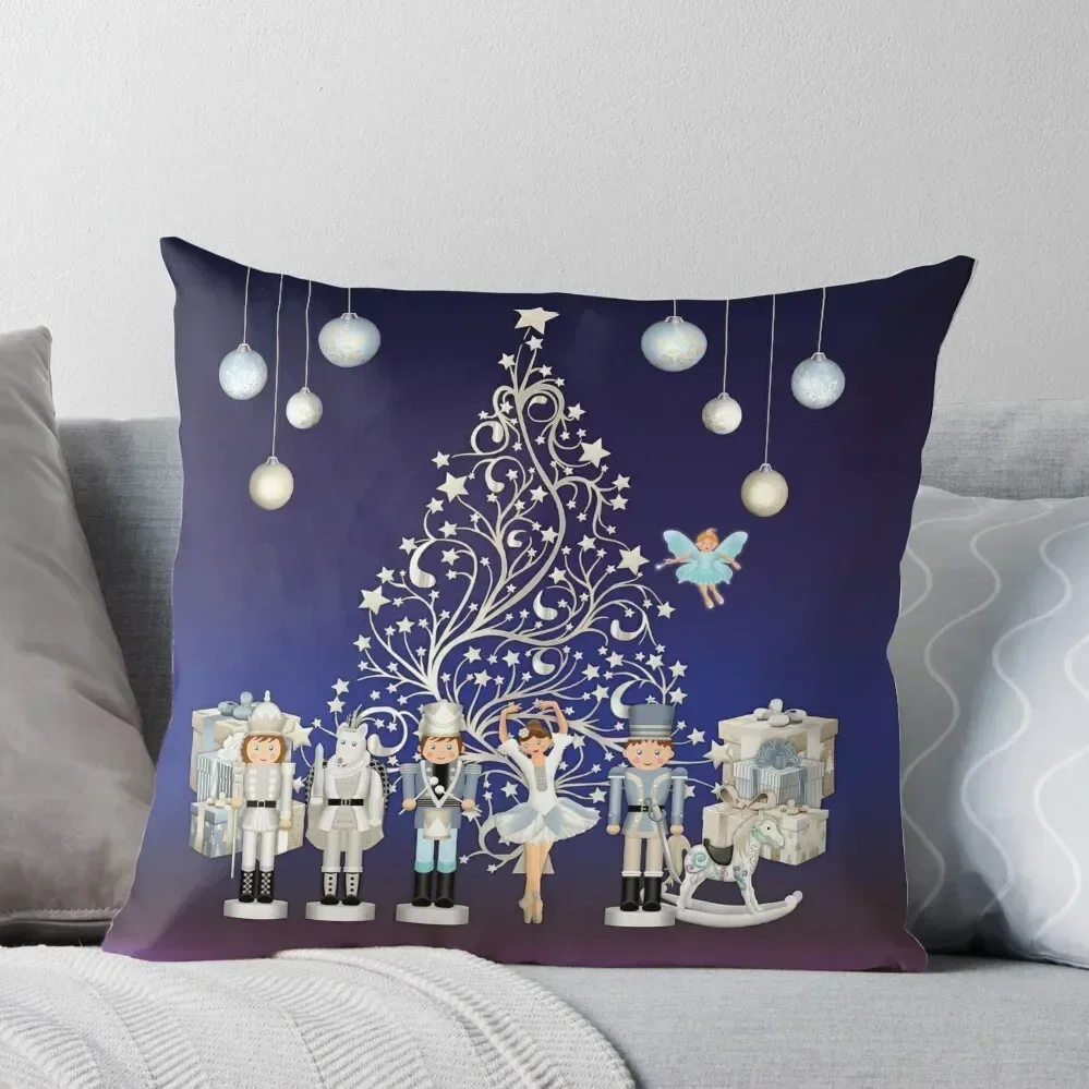 

Nutcracker Christmas Special - The Nutcracker Ballet Scene - Nutcracker Story on Christmas eve Throw Pillow