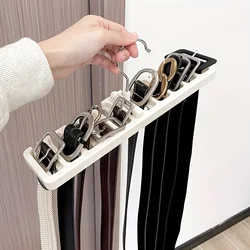 10 in 1 Belt storage rack Belt arrangement storage rack Multi-functional tie scarf silk scarf bow tie hanger hook multi-compartm