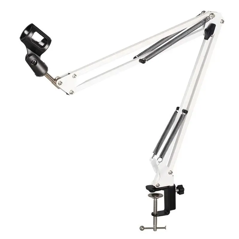 Profissional Microfone Suspensão Boom Arm Stand, Mic Gravação Bracket, Stand Holder para Estúdio Transmissão