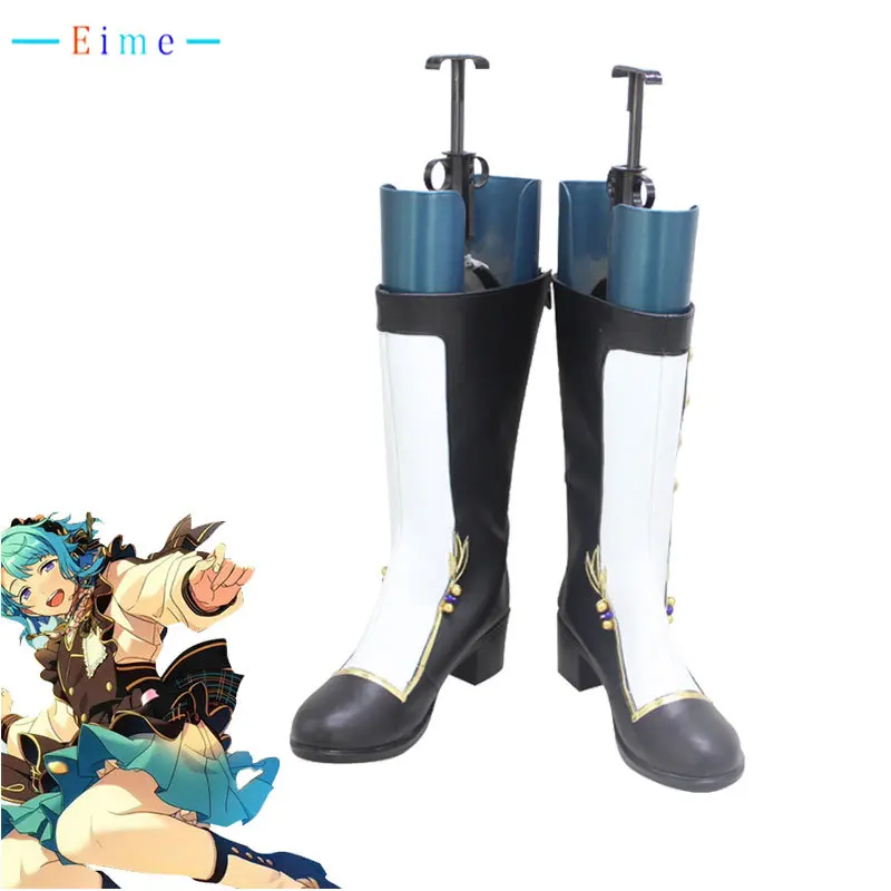 

Game Ensemble Stars Shino Hajime Cosplay Shoes PU Leather Shoes Halloween Carnival Boots Cosplay Prop Custom Made