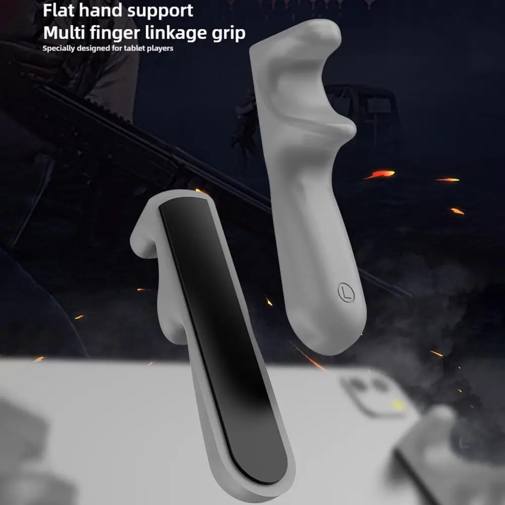 Silicone Gaming Handle For IPad Tablet PUBG Mobile Game Gamepad Grip Handle Game Controller Accessories U8P3