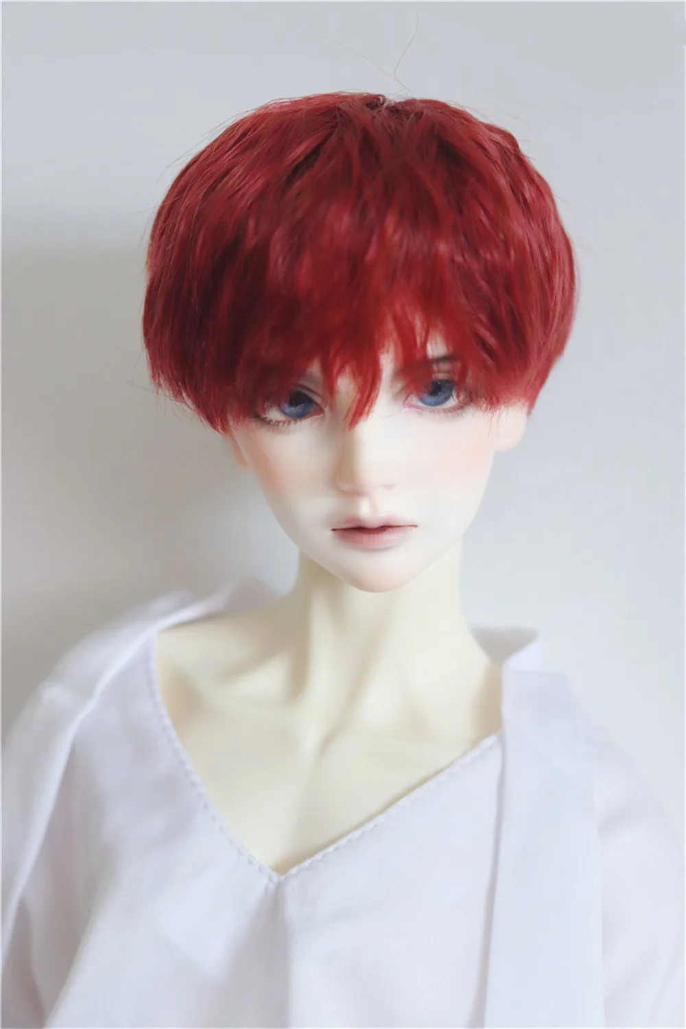 BJD doll wig is suitable for 1/3 1/4 size Blythes fashion new chicken nest small roll bangs false hair high temperature silk men