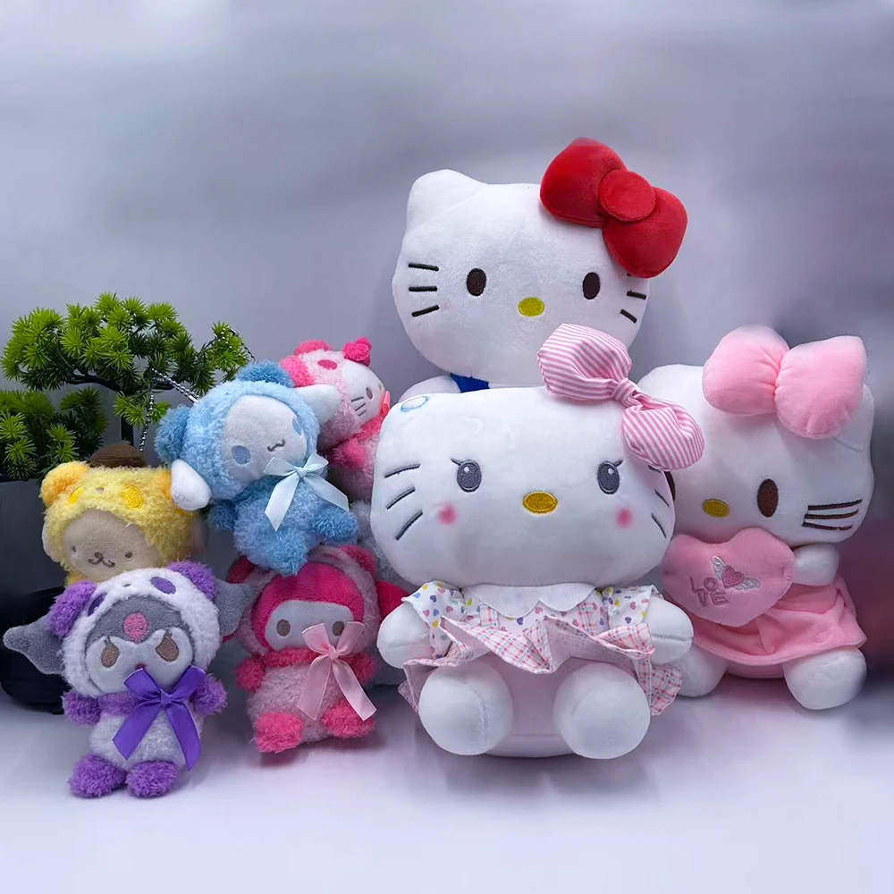 

Плюшевые игрушки Sanrio: Куроми, Май Мелоди, Синаморол. Мягкие плюшевые куклы-подушки. Рождественский подарок, декор.