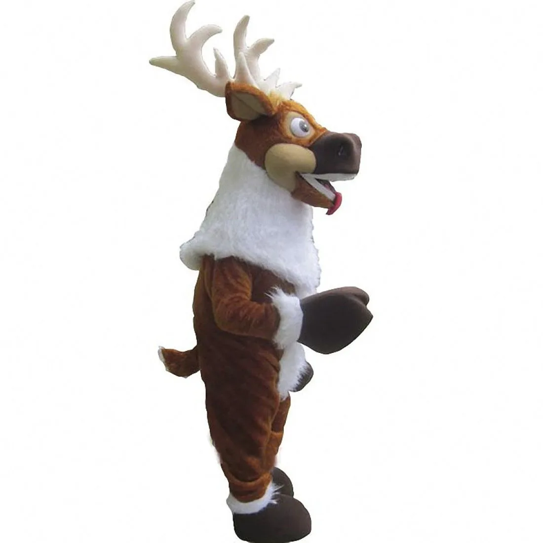 

Christmas-Reindeer-Mascot-Costume Good Quality Hot Sale Holiday Deer Theme Cartoon Cosplay Fancy Dress Mascotte Kits Carnival