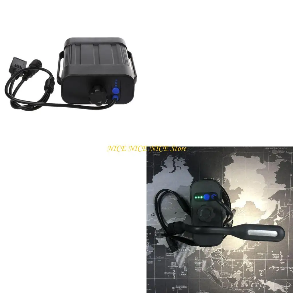 

18650 26650 8.4V Rechargeable Battery Pack Waterproof Housing Cover for Headlamp
