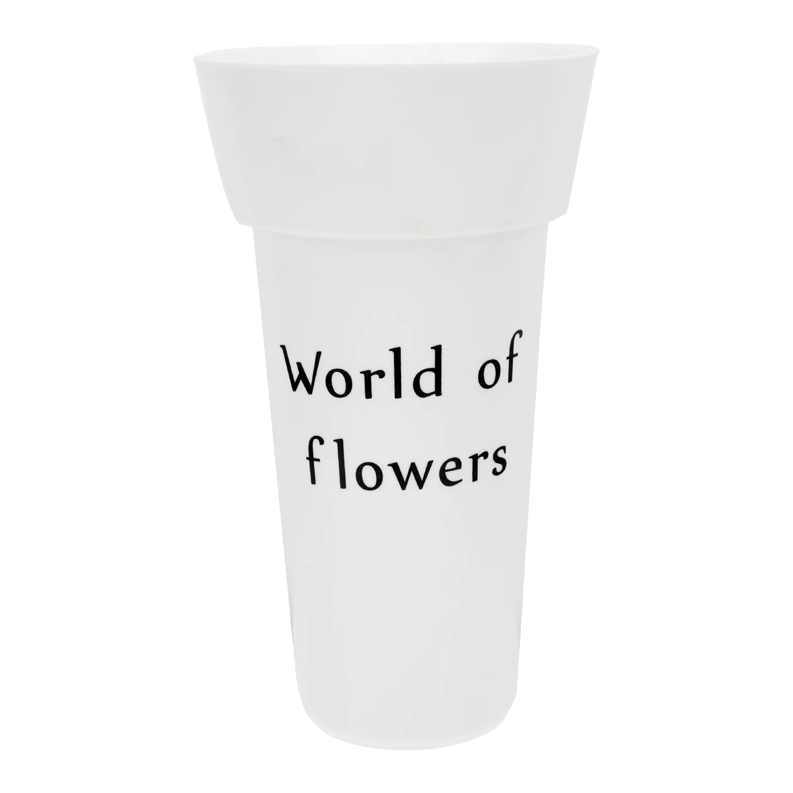 

Plastic Flower Bucket Simple Decor Wake Container Large Capacity Balcony Office Useful Visual Style