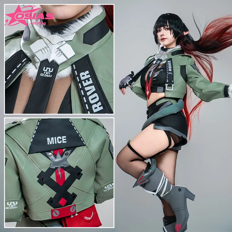 مجموعة أزياء OSIAS جين دو التأثيرية جين دو شعر مستعار جين دو أحذية Zenless Zone Zero