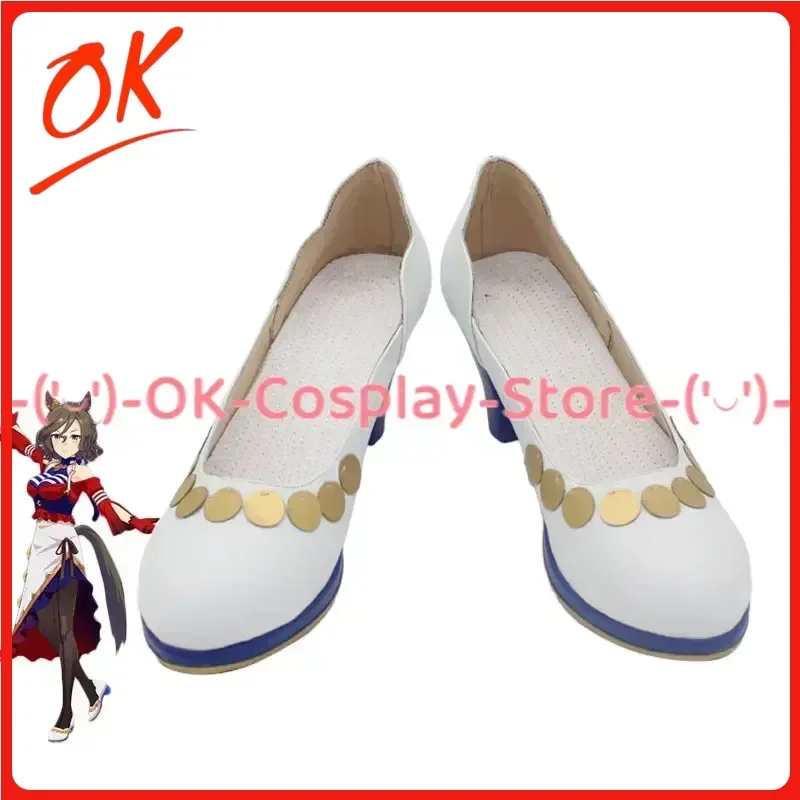 

[Индивидуальные] Game Pretty Derby Tap Dance City, обувь для косплея, аниме, реквизит для ролевых игр, Хэллоуин, карнавал, вечерние ботинки из искусственной кожи