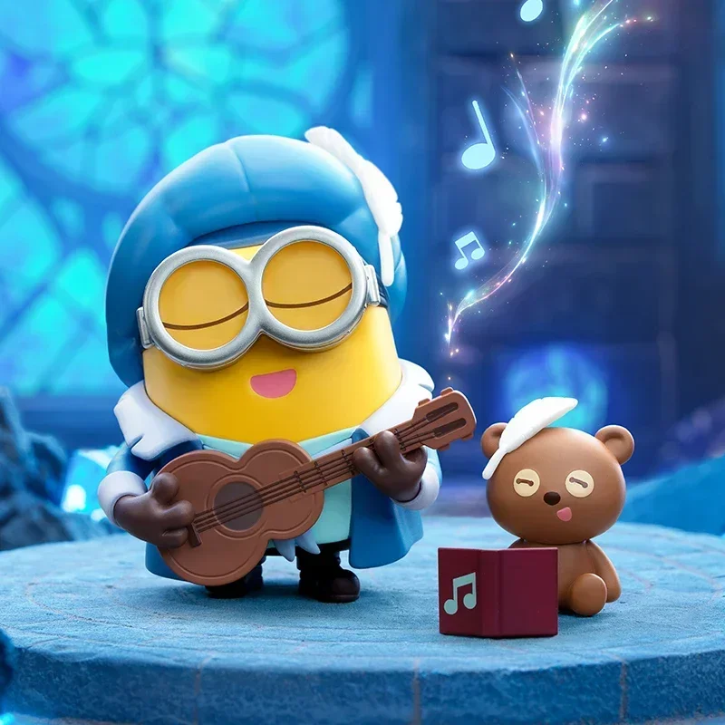 POP MART Minions Bedtime Stories van Bob en Tim Series Blind Box Toys Anime Action Figure Surprise Echte originele Mystery Box