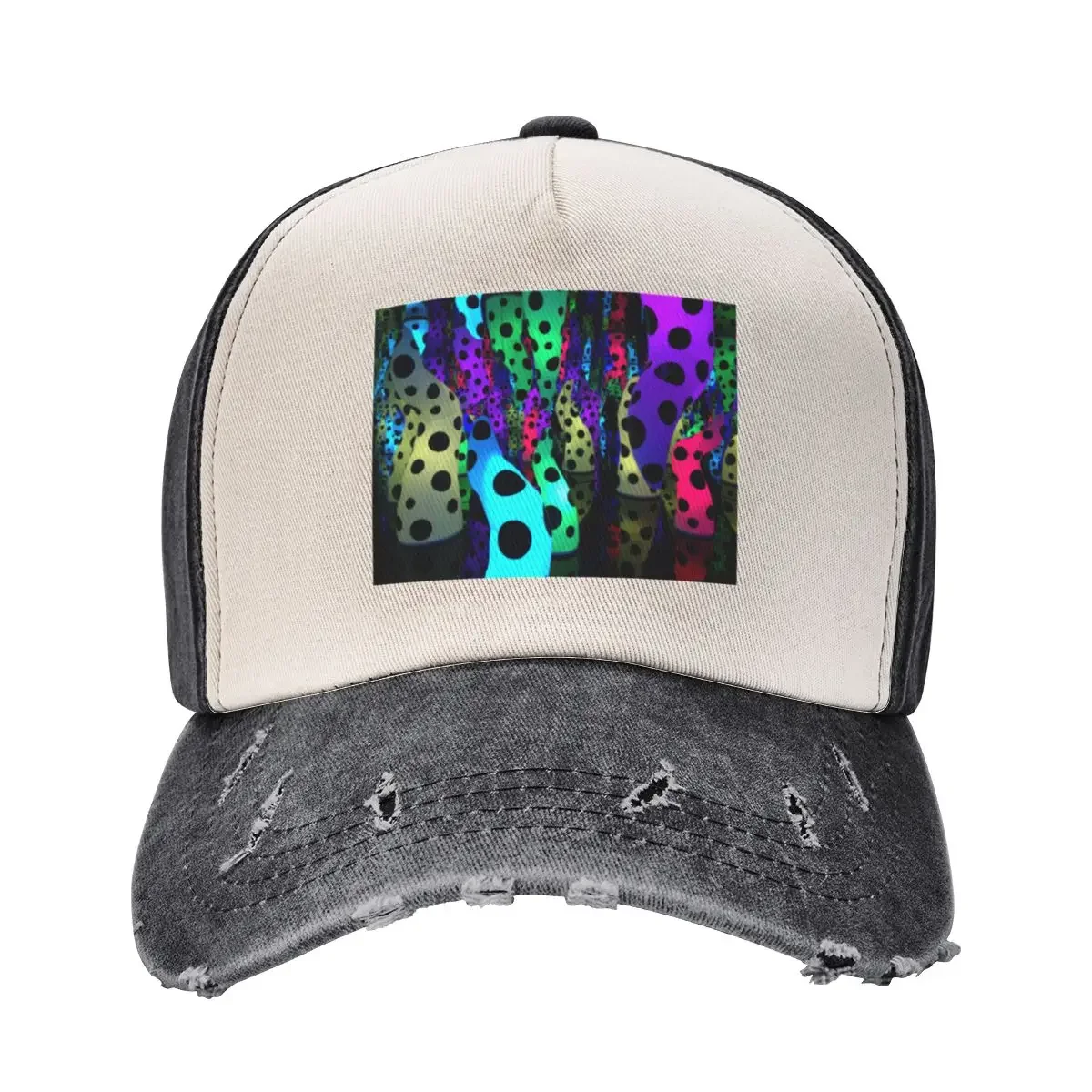 Yayoi Kusama - Colourful Light Baseball Cap funny hat Golf Streetwear Military Tactical Cap Female Men's