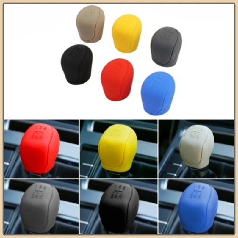 1 مجموعة مناسبة لفورد فورد والعتاد كم سيليكون والعتاد كم العام عدم الانزلاق سيارة فرملة اليد غطاء دليل التحول مقبض غطاء رأس