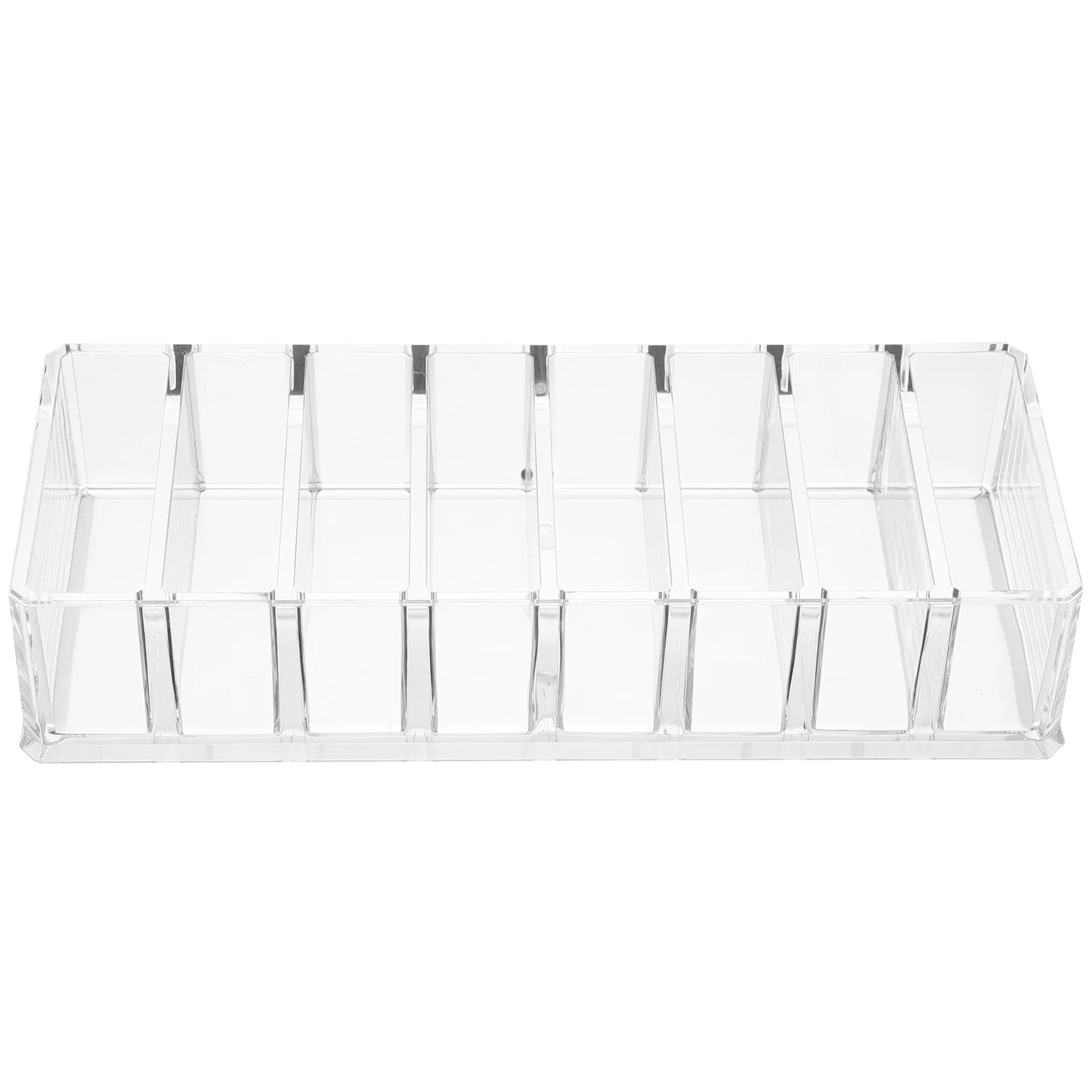 

1Pcs Transparent Lipstick Display Rack Acrylic 8 Grid Makeup Compact Organizer Storage Box Beauty Care Holder