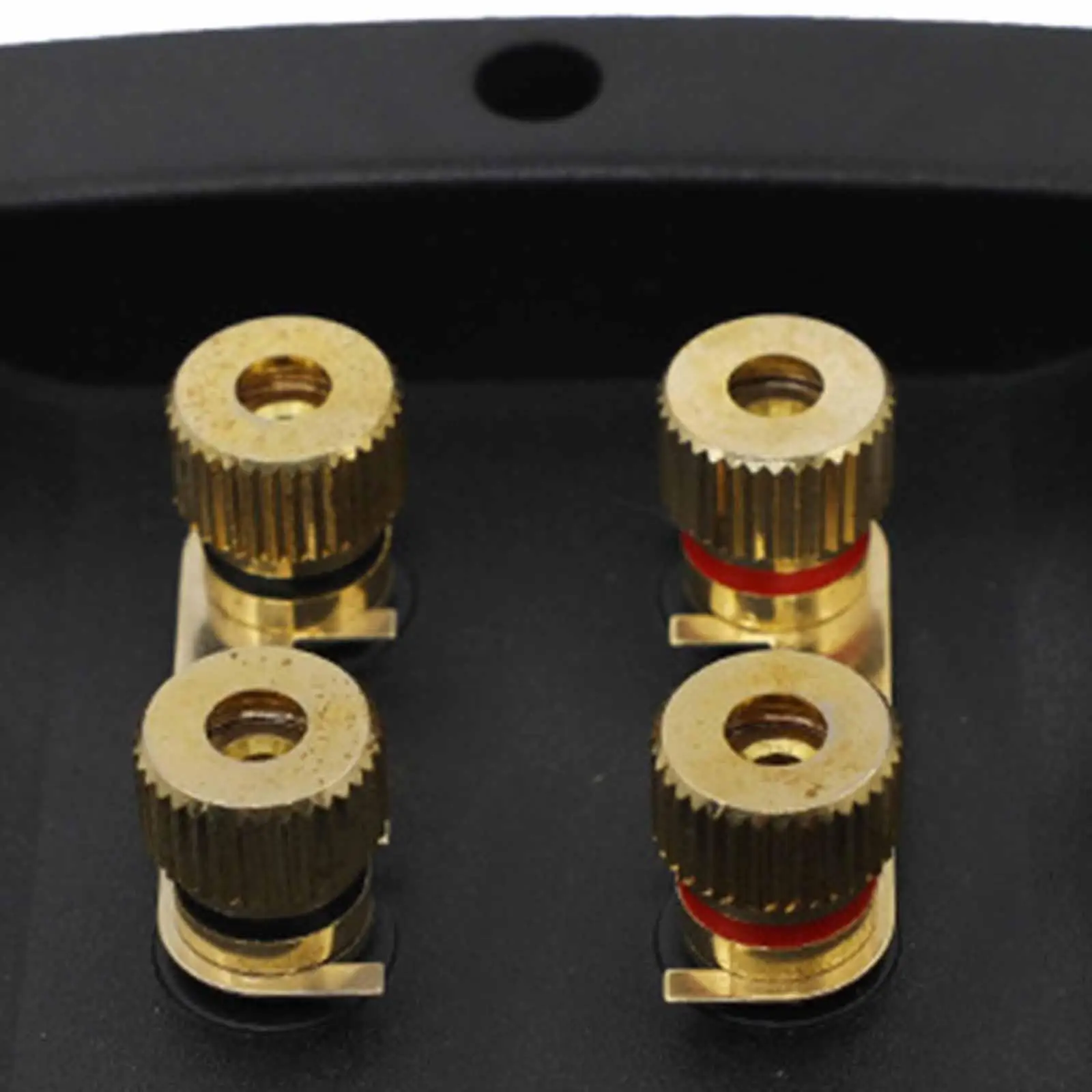 Speaker Binding Post Screw Cup Connector Copper Link Plates Secure Fit Upgrade for Universal Speaker Terminal Wiring view 4