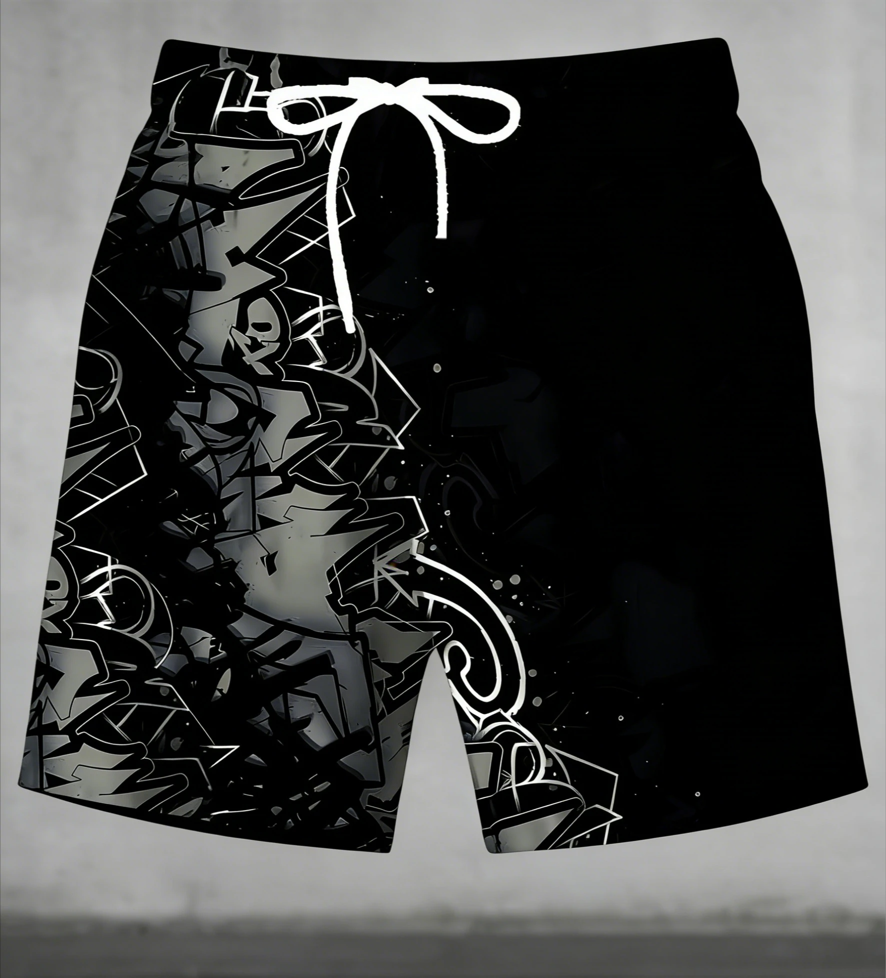 2026 New Hot Selling Fashionable Summer Starry Sky Gothic Texture Men's Casual Sports Outdoor Vacation Shorts Large Size
