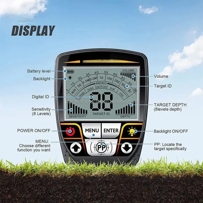 Metal Detector TX640 Gold Detector, Underground Metal Detector