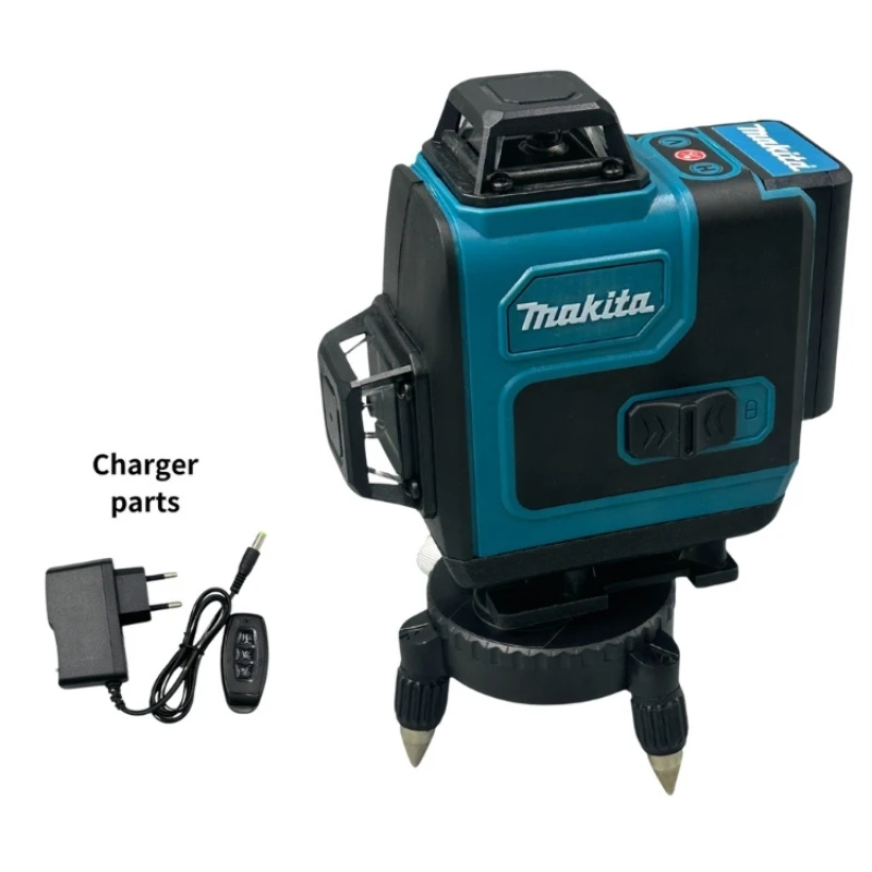 Makita 3-4D 16 Lines Laser Level Green Line Self-Leveling 360 Horizontal And Vertical Super Powerful Green Beam High-precision