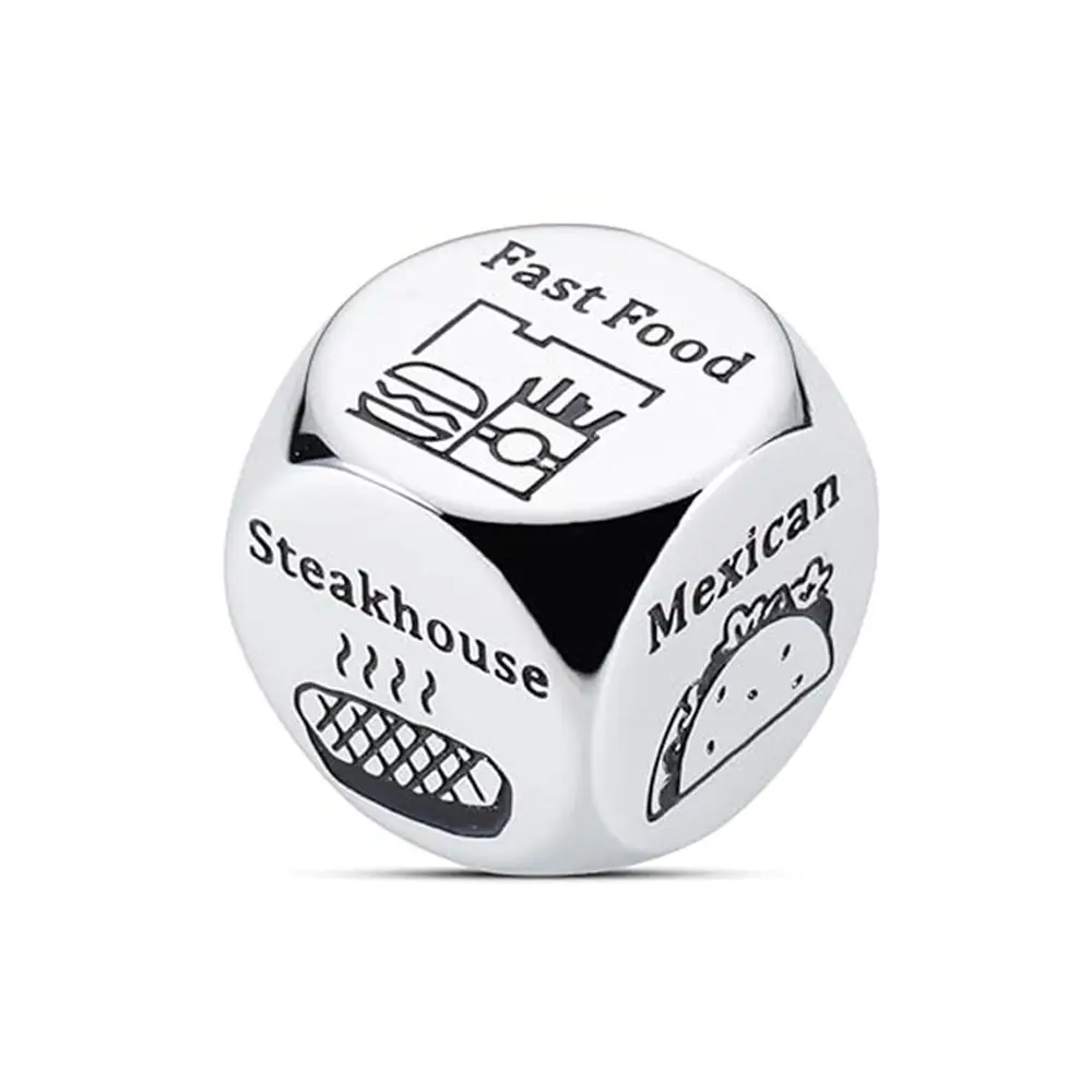 1 قطعة الخشب عشاء الغذاء محرر النرد مضحك الذكرى تاريخ ليلة أفكار تاريخ ليلة النرد للأزواج عيد الحب إخراج النرد