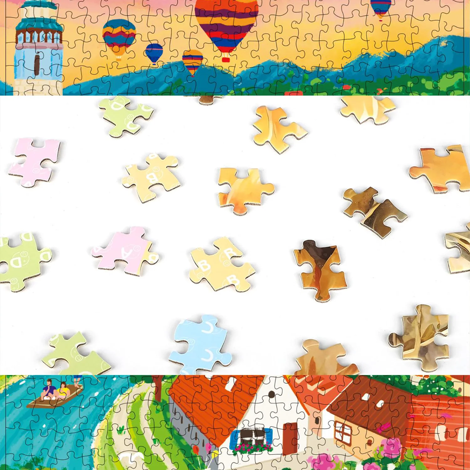 Rompecabezas de suelo de Material de terciopelo para adultos, juegos de decoración del hogar, juguetes educativos divertidos para la familia, 500 piezas