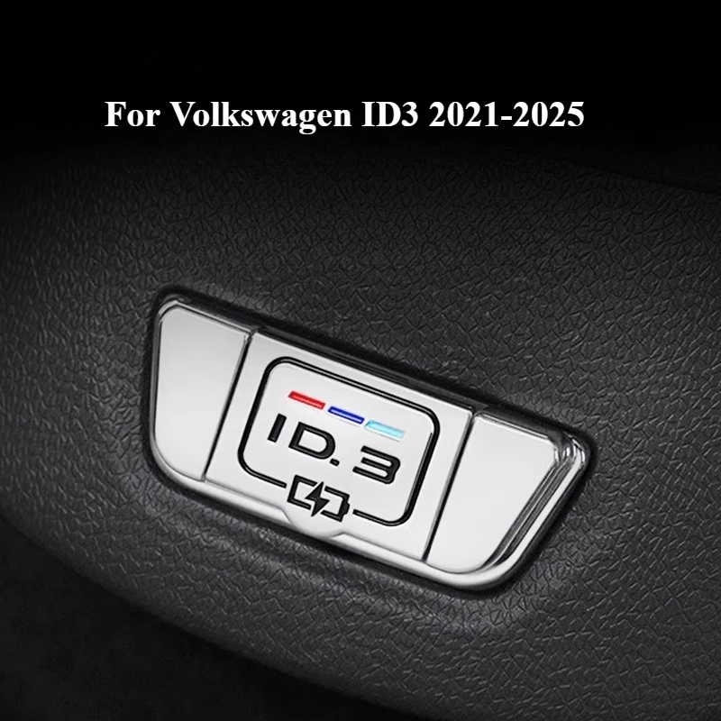 

For Volkswagen ID3 2021-2025 Rear USB Protective Cover Charging Port Dust Cover Modified Accessories Car Interior Supplies Tools