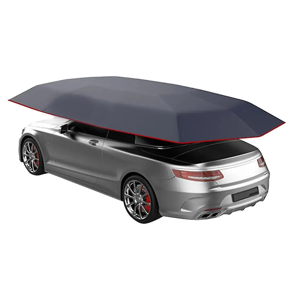 

Car Sun Shade Umbrella Cover Tent UV Protect 4.2 X 2.1m Blue Polyester Oxford Cloth