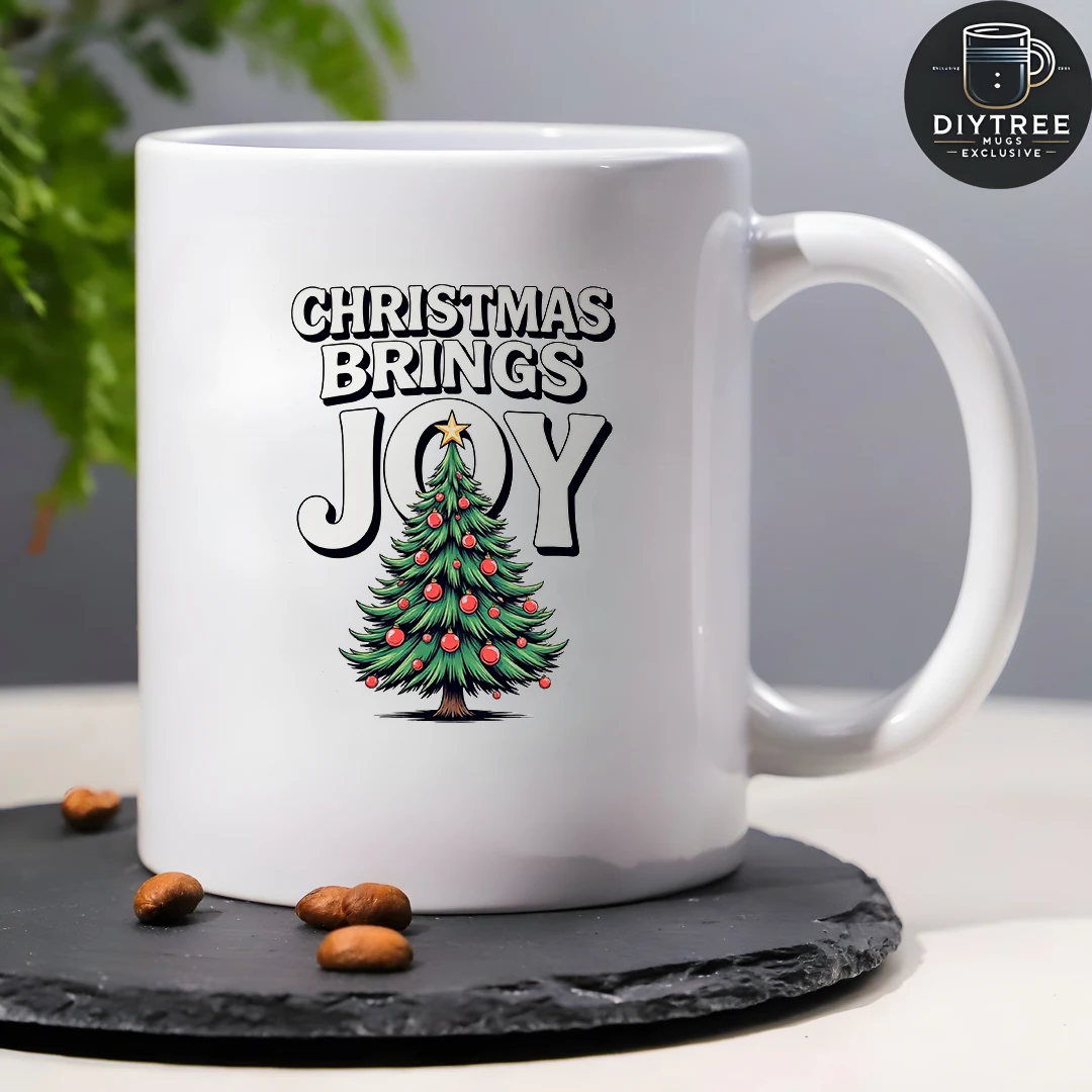 Tazza per albero di Natale da 11 once + tazza a tema festivo Regalo di Natale tazza per bambini tazza da caffè per ufficio a casa
